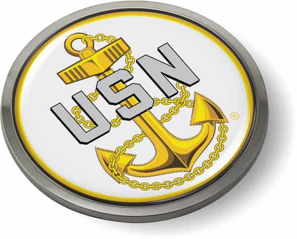 U.S. Navy Fouled Anchor - Chief Petty Officer Emblem (w)